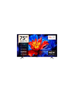 تلفزيون تي سي ال ذكي 75 بوصة QLED-4K 144Hz  نظام جوجل تي في , 75P8k