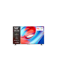  تلفزيون تي سي ال ذكي 58 بوصة UHD-4K 60Hz , HDR 10 نظام جوجل تي في ، 58V6B