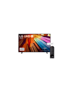 تلفزيون ال جي ذكي 65 بوصة UHD-4K 60Hz معالج alpha 5 AI Processor 4K Gen7 مع 4K HDR10 Pro نظام WebOS , 65UT80006LA