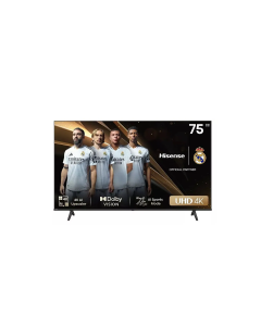  تلفزيون هايسنس ذكي 75 بوصة UHD-4K OS VIDDA , 75A62N