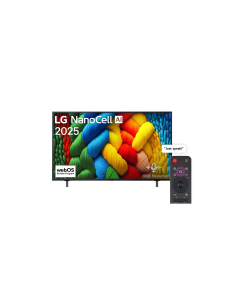  تلفزيون ال جي ذكي 65 بوصة NANOCELL 60Hz نظام WebOS , 65NANO80A6A