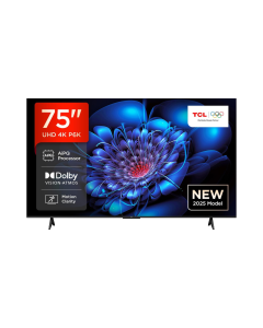  تلفزيون تي سي ال ذكي 75 بوصة UHD-4K 60HZ, HDR 10 نظام جوجل تي في ، 75P6k