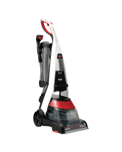  مكنسة بيسل غسيل سجاد Powerwash Premier التنظيف العميق تقنية منع الانسداد بألياف الشعر و السجاد /تقنية الحرارة الثابتة  HeatWave تنظيف البقع المستعصية بضغطة زر / تجفيف للأسطح أحمر خط 220 , 1456E