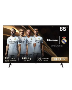  تلفزيون هايسنس ذكي 85 بوصة UHD-4K OS VIDDA , 85A62N
