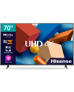  تلفزيون هايسنس ذكي 70 بوصة UHD-4K OS VIDDA ، 70A6K