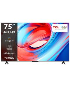  تلفزيون تي سي ال ذكي 75 بوصة UHD-4K 60Hz Game Master 3.0 , HDR 10 نظام جوجل تي في ، 75V6B