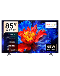 تلفزيون تي سي ال ذكي 85 بوصة QLED-4K 144Hz  نظام جوجل تي في , 85P8K