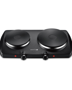  طباخ مسطح دوتس حجر 2 عين ، 2300 واط اسود , CCP1015P2