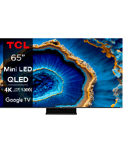 تلفزيون ذكي , 65 بوصة , تي سي ال، 65C755 , 144Hz, QD-Mini LED 4K , نظام جوجل تي في