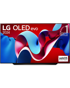 تلفزيون ال جي ذكي 77 بوصة OLED-4K 120Hz معالج alpha 9 AI Processor 4K Gen7 صور أكثر سطوعًا بواسطة Brightness Booster نظام WebOS , OLED77C46LA