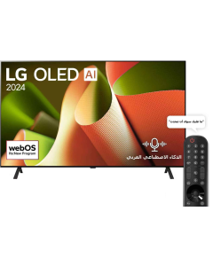  تلفزيون ال جي ذكي 77 بوصة OLED-4K 120Hz معالج alpha 8 AI Processor 4K جهاز التحكم AI Magic remote وتكنولوجيا الصوت Dolby Vision نظام WebOS , OLED77B46LA