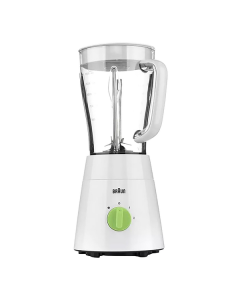 خلاط براون 500 واط /مع مطحنه ابيض - BRJB0115WH